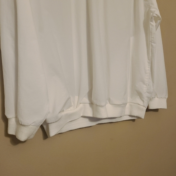 Jantzen Golf | Men's Vintage White Lightweight Crewneck Golf Jacket (Size Large) - Picture 10 of 15